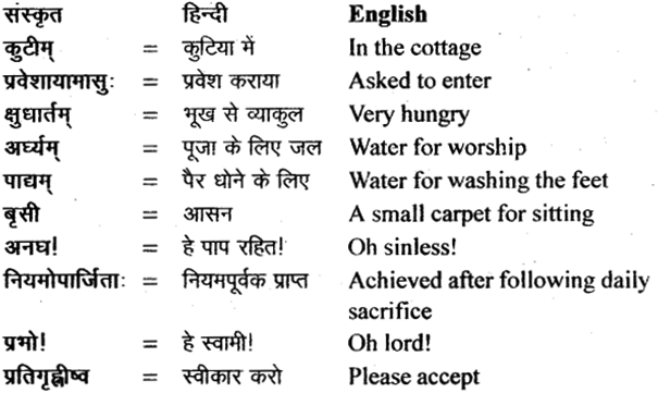 NCERT Solutions for Class 11 Sanskrit Bhaswati Chapter 2 सौवर्णो नकुलः 14